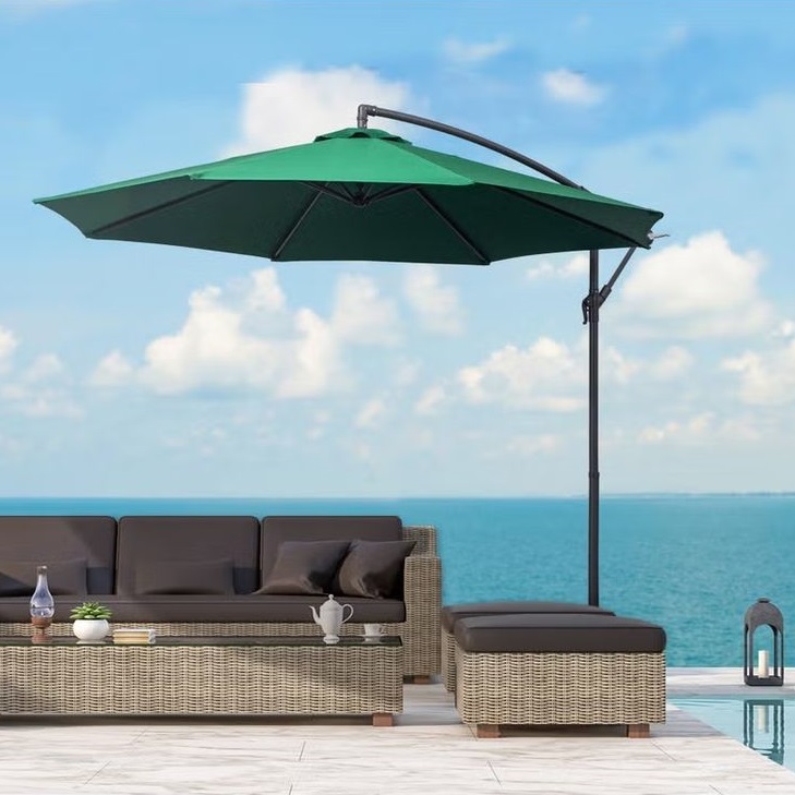 Square Umbrella Parasol with 360° Rotation